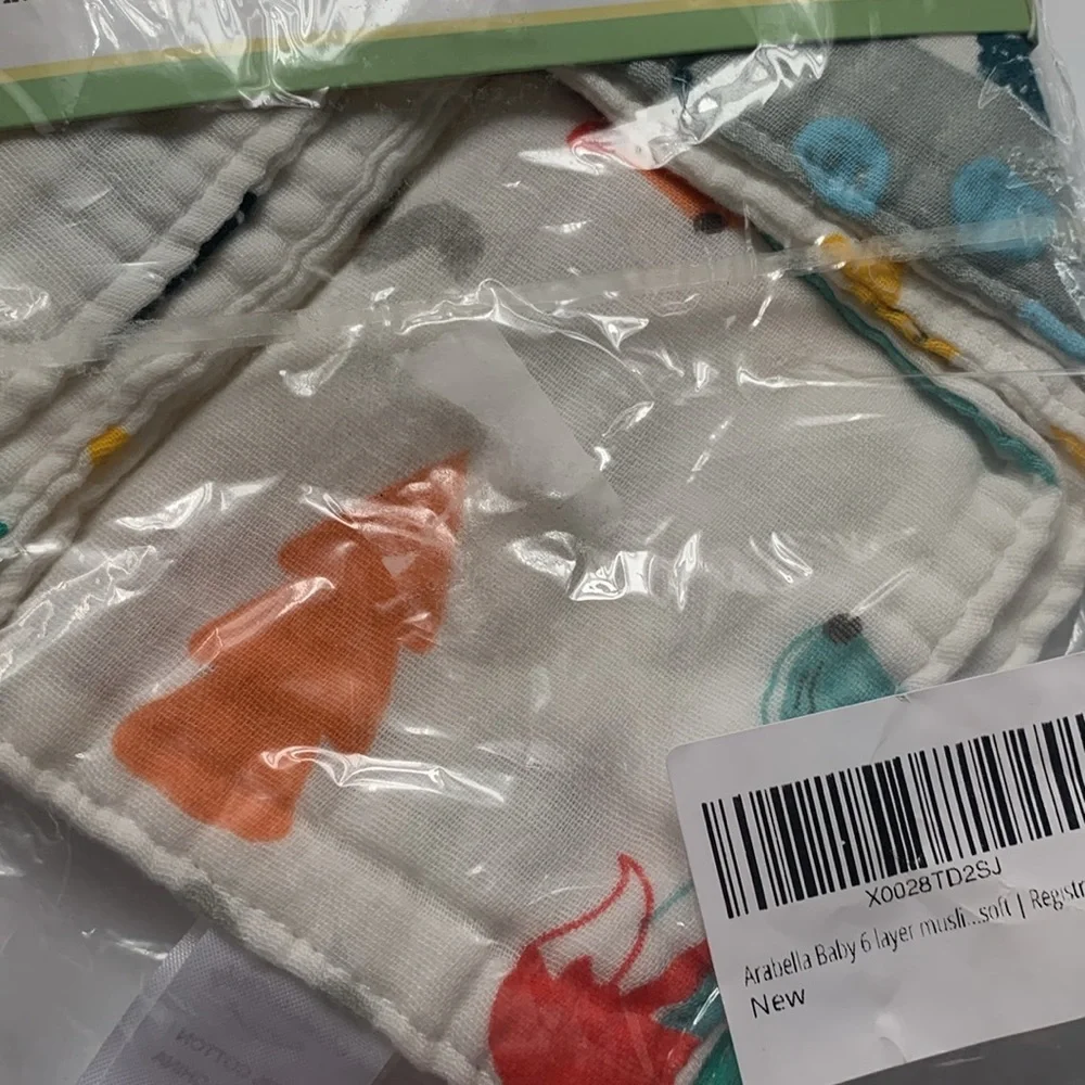 Arabella Baby Muslin Bandana Bib Set Bundle